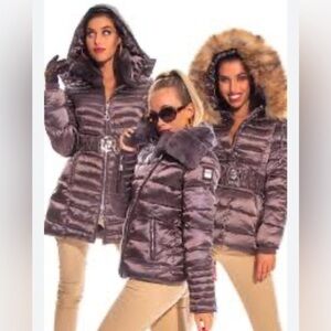 Mayo Chix Cropped Parka size Medium